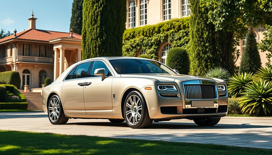 Luxurious Rolls-Royce Ghost Series II in scenic setting