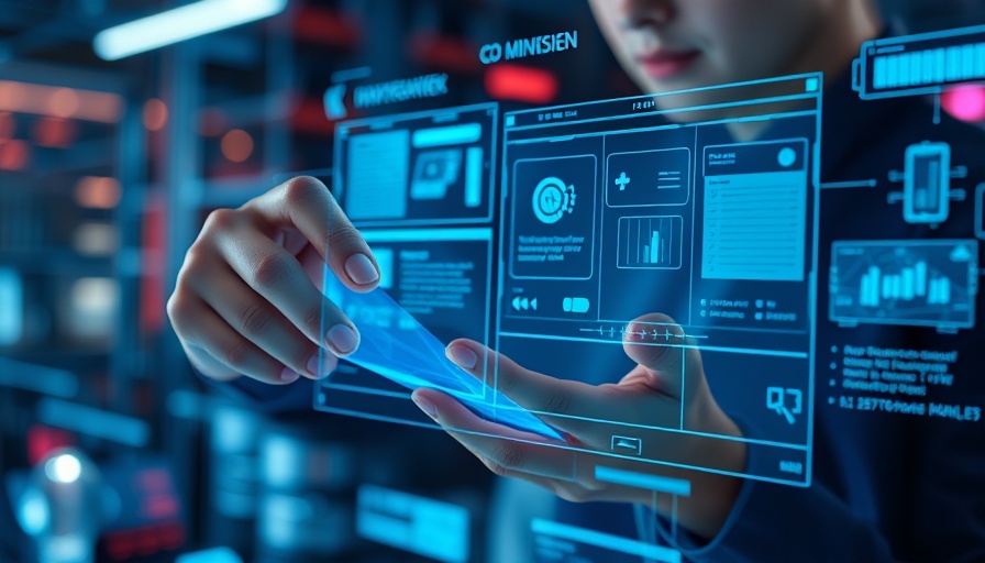 Futuristic digital interface for Digital Deal Jacket Security