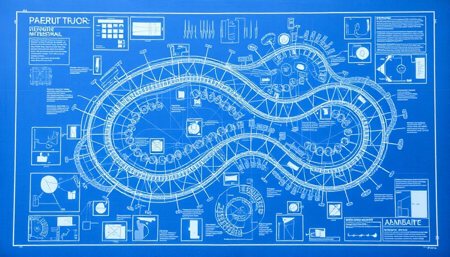 Architectural blueprint of Somerville to Baxter Trail design with labeled details.