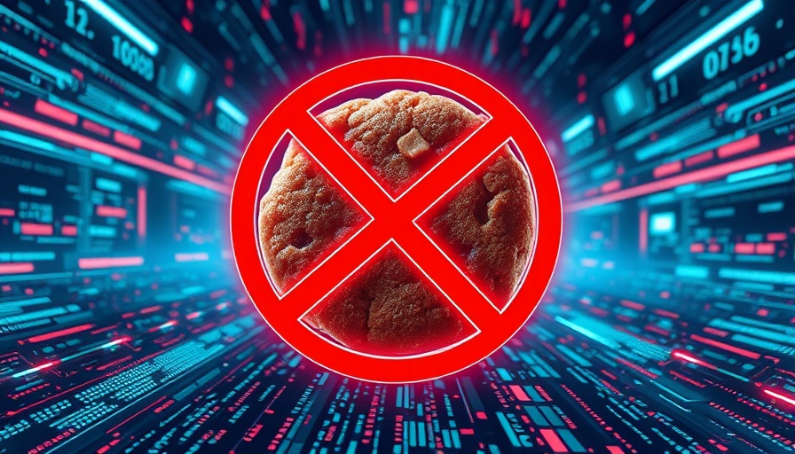 Vibrant digital landscape illustrating a cookieless future.
