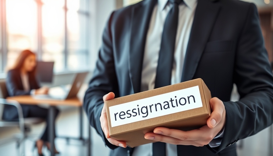 Open Transition Program: Resignation scene in an office setting.