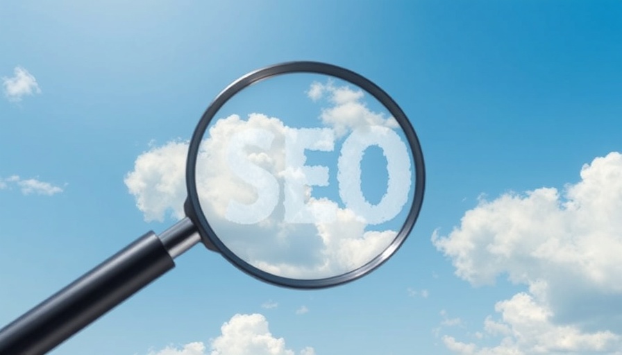 Generative AI visualization showing cloud arrow for SEO concept