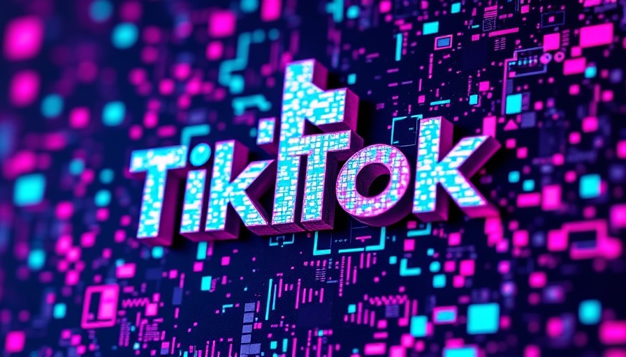 Glitchy TikTok logo with digital effects, symbolizing shutdown.