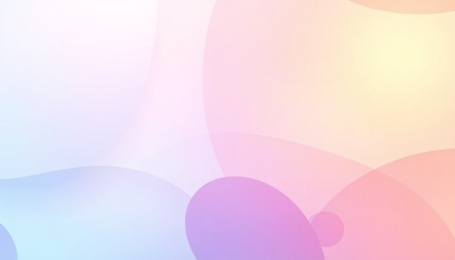 Gradient abstract background for AI research focus event.
