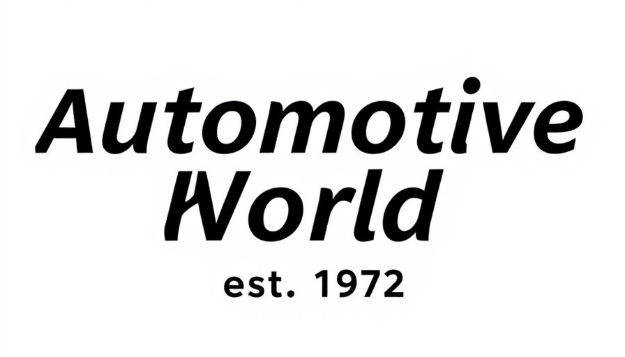 Automotive World est. 1992 black logo on white background.