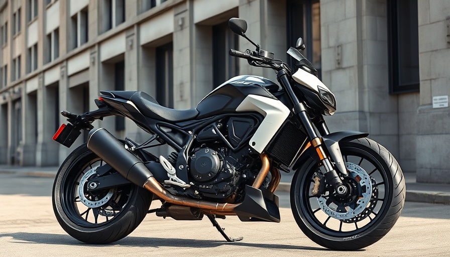 LiveWire Alpinista motorcycle parked in city environment.