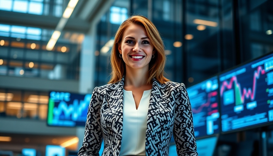 AI in retail expert in modern office setting.