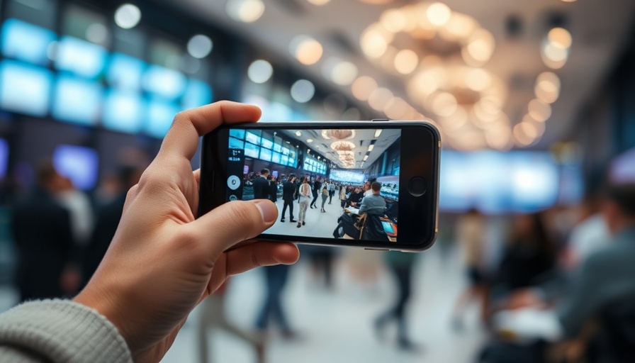 Samsung Unpacked 2025 event captured on a smartphone.