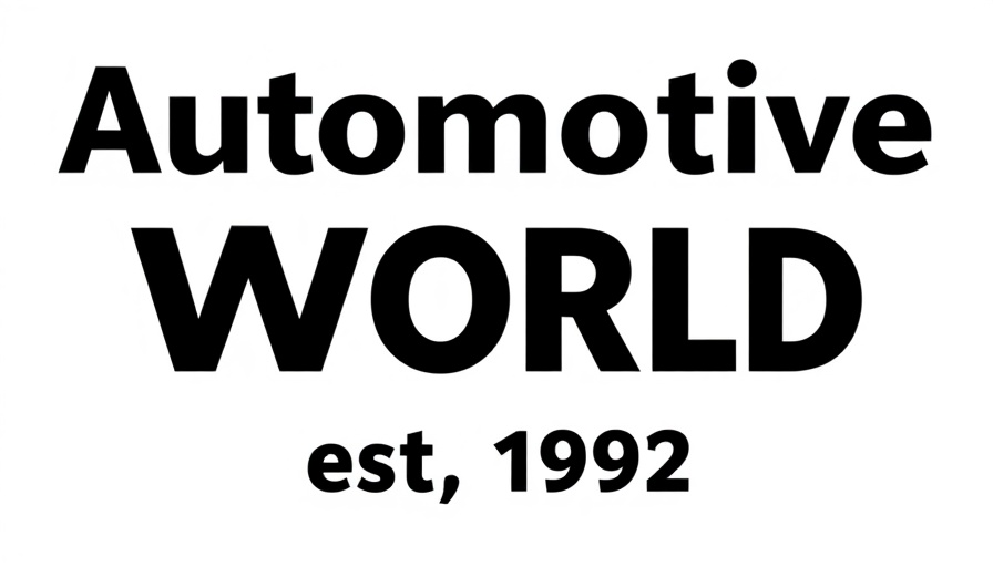 Bold text logo of Automotive World est. 1992