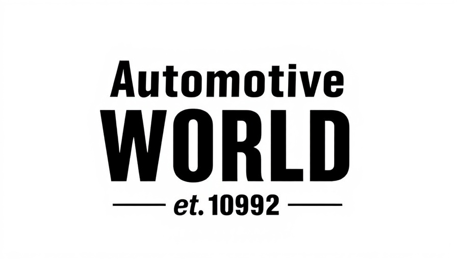 Automotive World est. 1992 logo in bold typography.