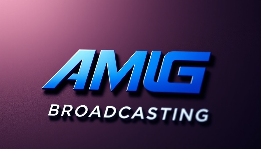 AMG Broadcasting logo for local weather coverage branding.