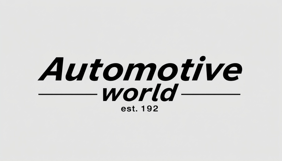 Automotive World logo est. 1992 minimalistic design
