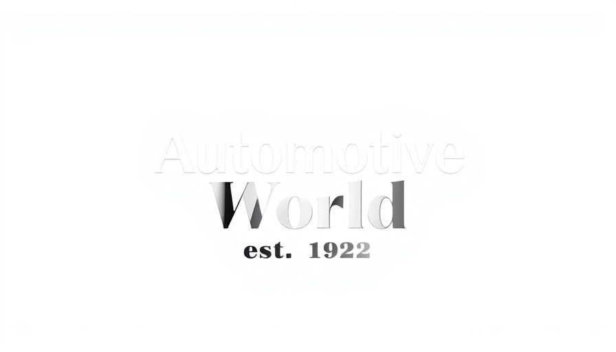 Automotive World logo, established 1992, electric trucks featured
