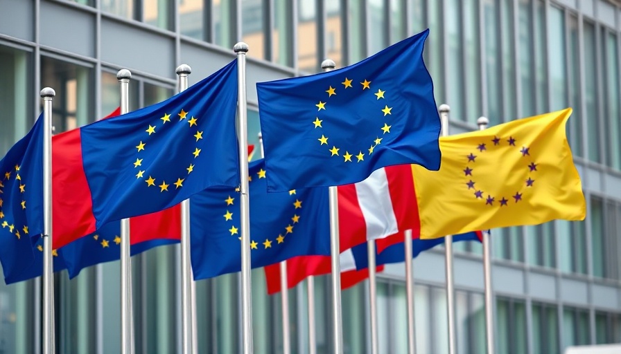 European Union flags representing General Product Safety Regulation