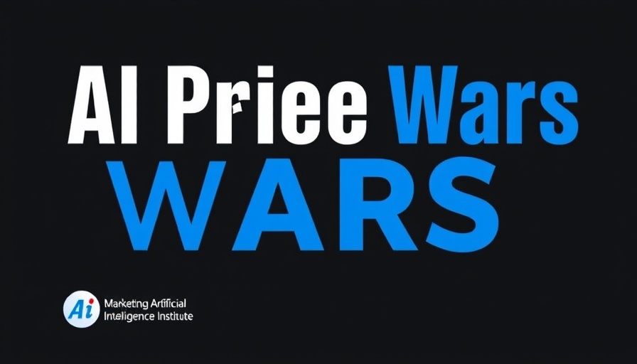 AI pricing text graphic on black background.
