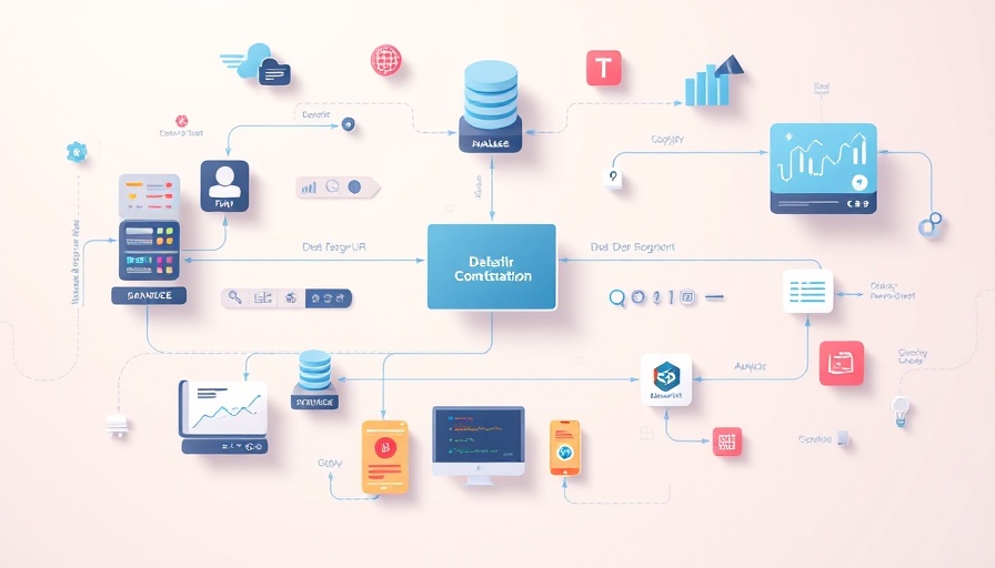 Stylized dbt documentation flowchart and analytics illustration.