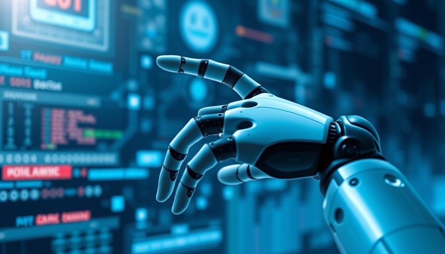 Futuristic robotic hand interacting with digital network. Demand forecasting concept.