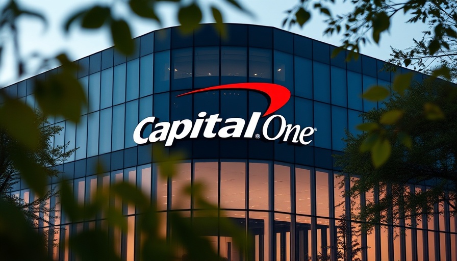 Capital One building highlighting auto originations.
