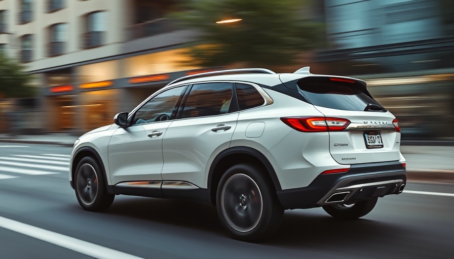 2024 Toyota Grand Highlander Hybrid speeding in city.