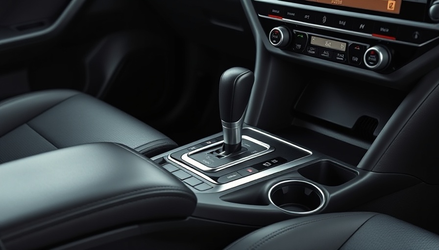 Toyota Grand Highlander interior with sleek gear shift and console.