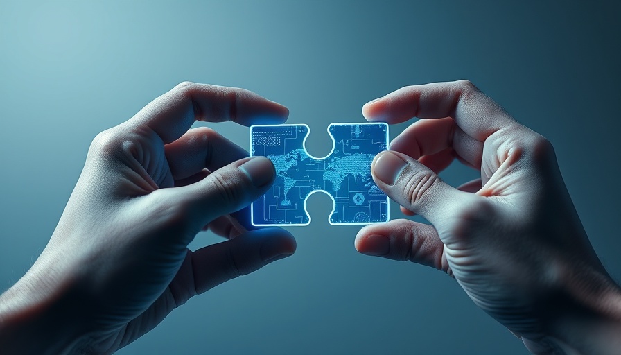 Futuristic digital puzzle piece symbolizing AI integration in automotive.