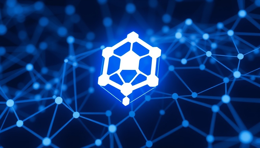 OpenAI Operator logo with futuristic hexagonal network design.