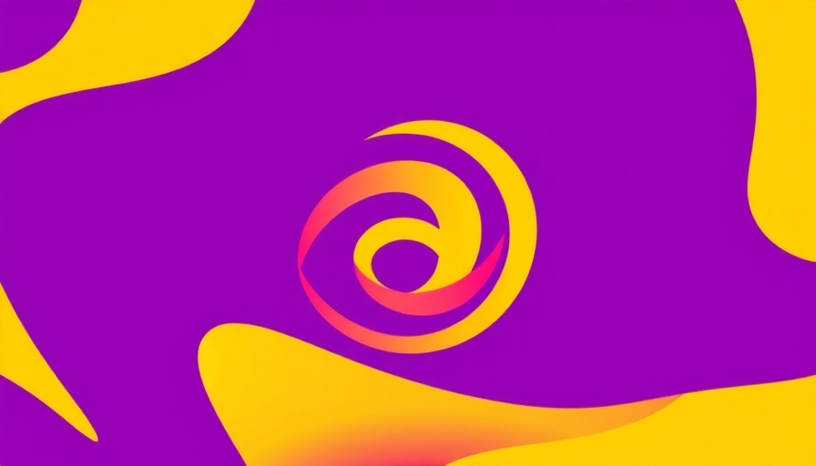 Vibrant abstract logo hinting at Threads scheduling posts, bold colors.