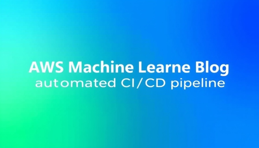 Automated CI/CD pipelines banner with AWS Machine Learning Blog.