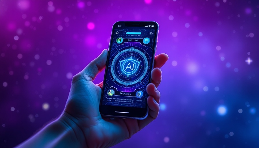 Perplexity AI app on phone with cosmic background.
