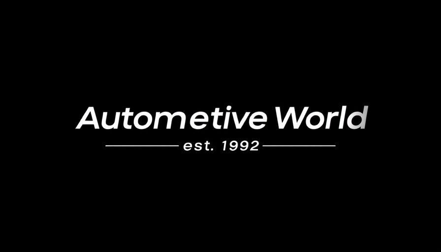 Automotive World logo 1992 in black and white.