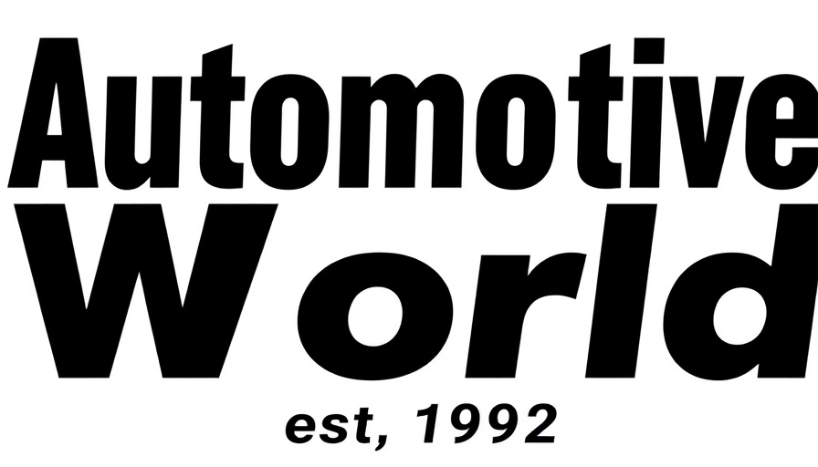 Automotive World est. 1992 logo for Chinese auto brands