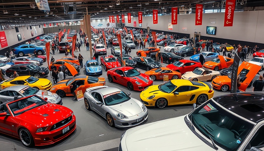 Tokyo Auto Salon 2025 bustling auto show scene with diverse cars.