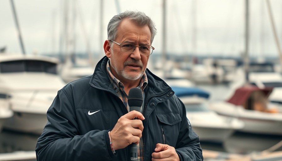 KTVU meteorologist reporting live from marina