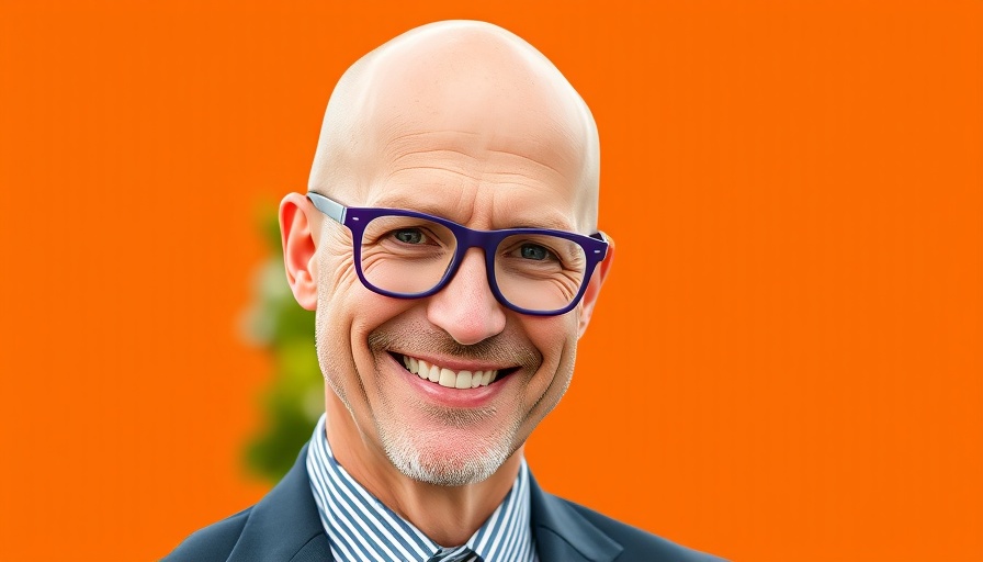 Expert with glasses smiling, vibrant background, 'Expertise vs. Credentials' theme.