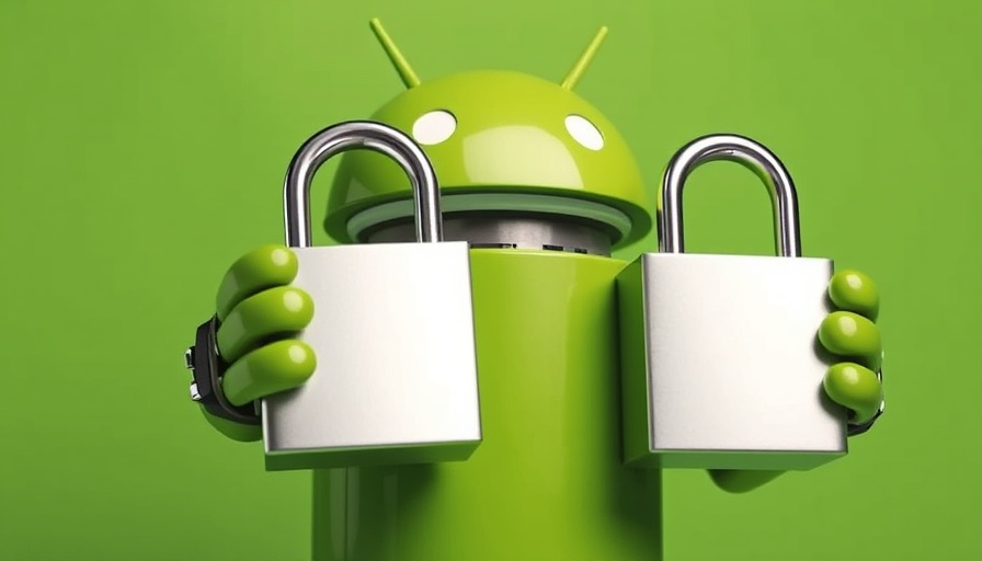 Android robot with padlocks symbolizing Android theft detection.