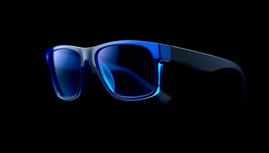 Innovative Live AI smart sunglasses with sleek design.