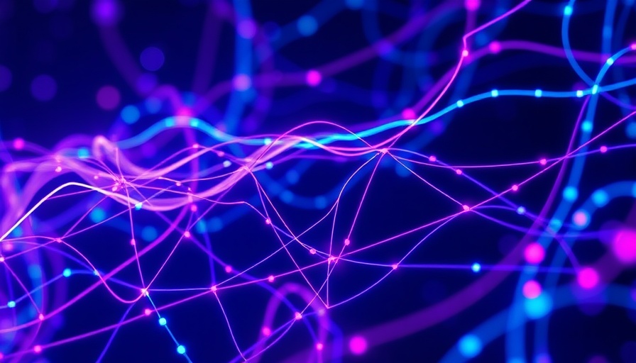 Vibrant digital strands illustrating Alibaba AI models