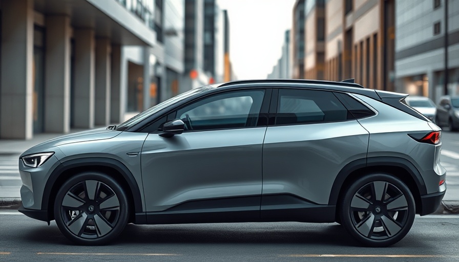 Lucid Gravity sleek SUV with futuristic design parked