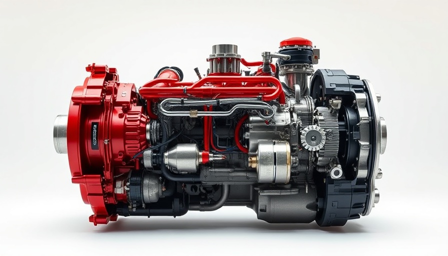 Intricate hydrogen combustion engine cross-section illustration.