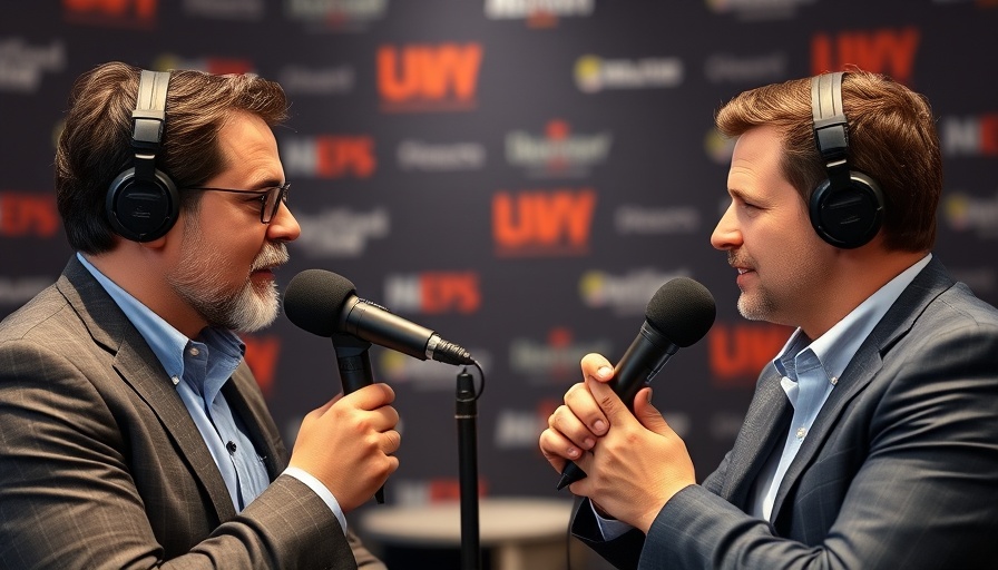 Dealership success podcast session with two professionals.