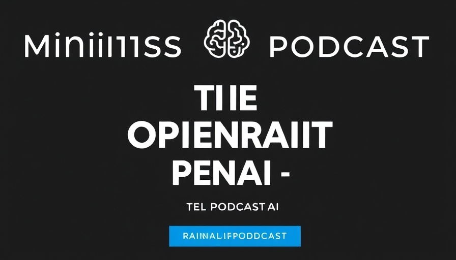 AI advancements podcast cover with bold text and brain icon.