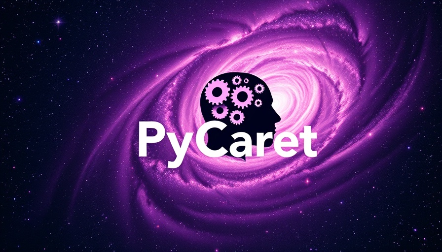 Ensemble Models concept with PyCaret and space theme.