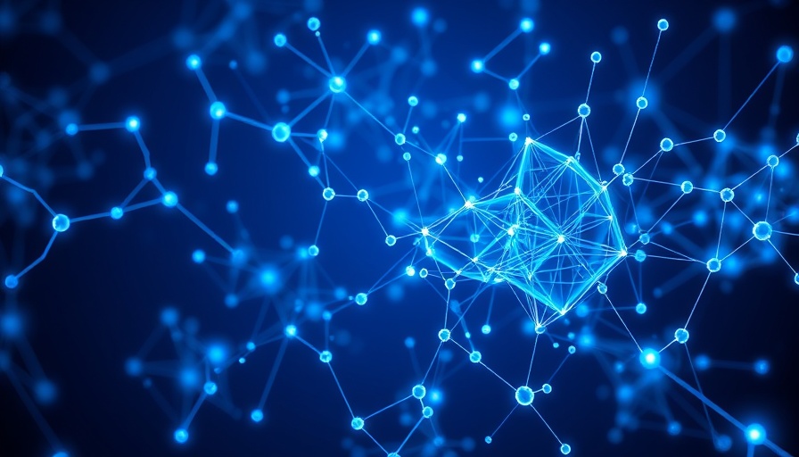 Intricate blue molecular network visualization representing biopharma services