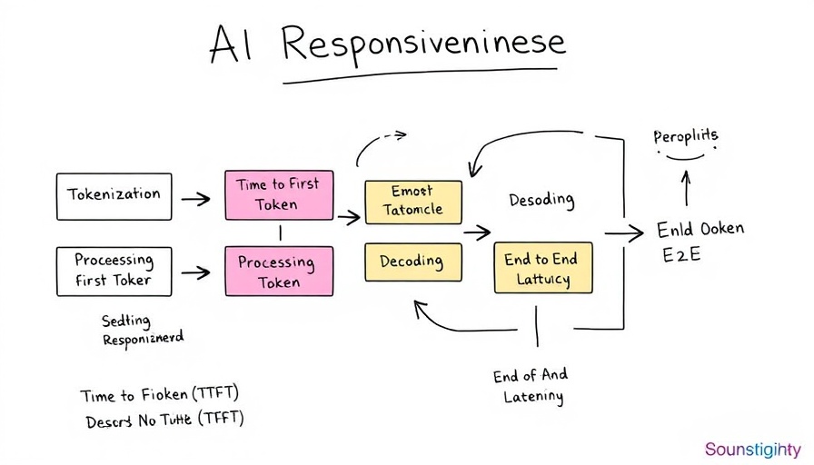 Diagram illustrating AI tokenization and responsiveness process