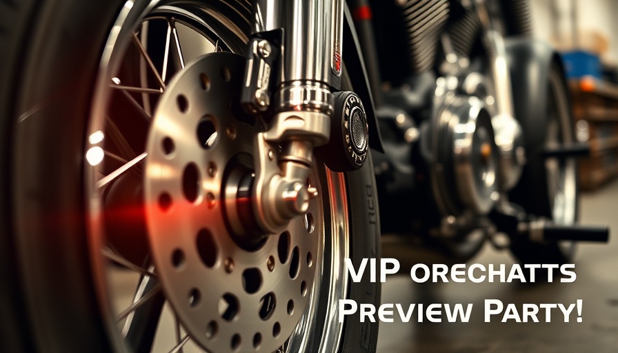 AIMExpo motorcycle show invite for VIP preview party.
