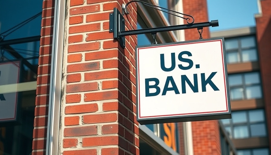 US Bank sign on a brick wall, representing urban financial setting.