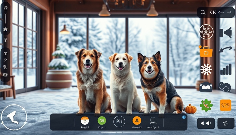 Dogs displayed on Microsoft Image Creator interface screen