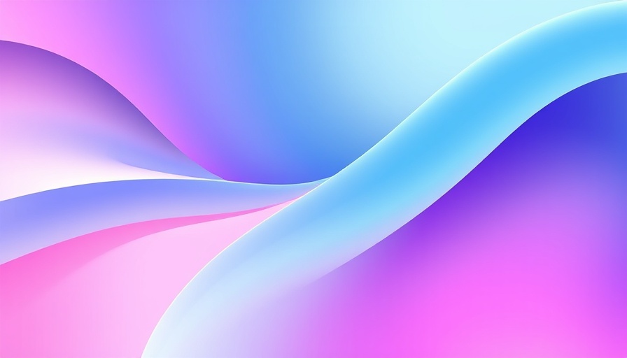 Abstract gradient design highlighting AI Innovations.