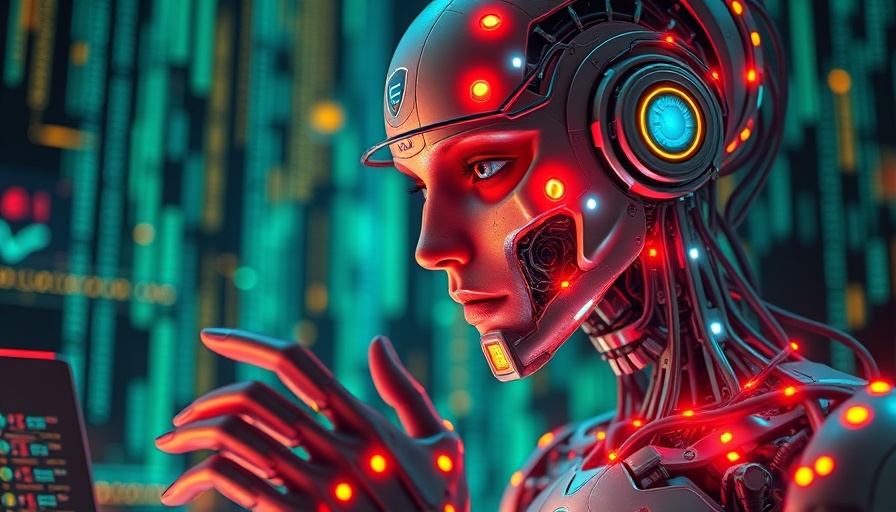 Cyborg showcasing advanced data management capabilities.