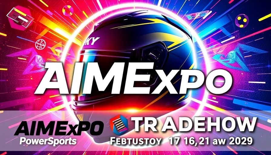 KYT helmet promotional graphic for AIMExpo 2025.